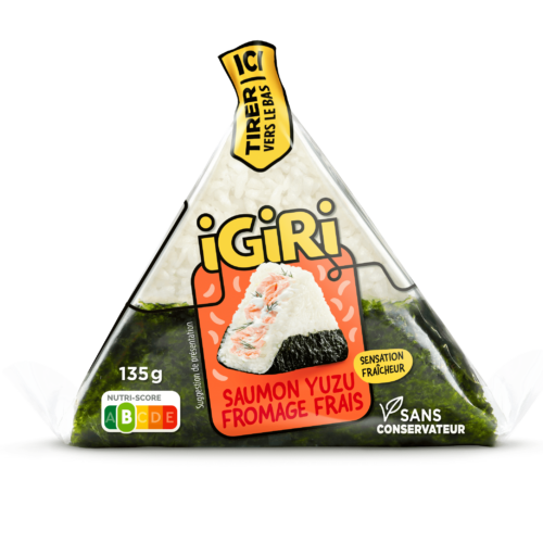 Igiri saumon yuzu fromage frais